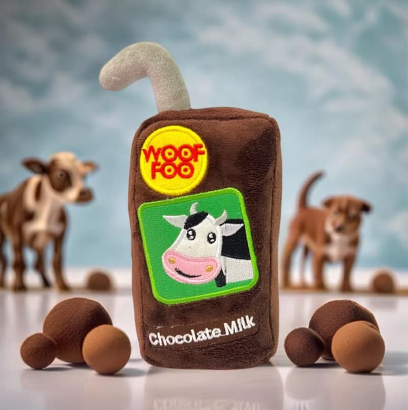 Wooffoo 朱古力牛奶寵物玩具Chocolate Milk
