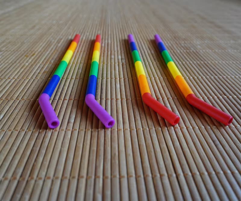 隨你PAD彩虹吸管 環保吸管 六色彩虹限定款-細款