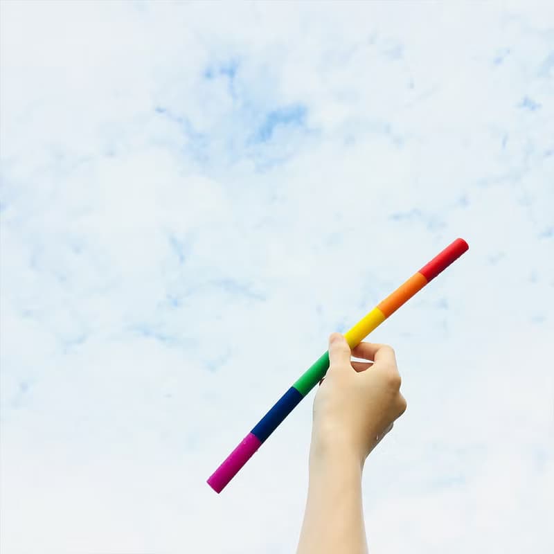 隨你PAD彩虹吸管 環保吸管 六色彩虹限定款-細款