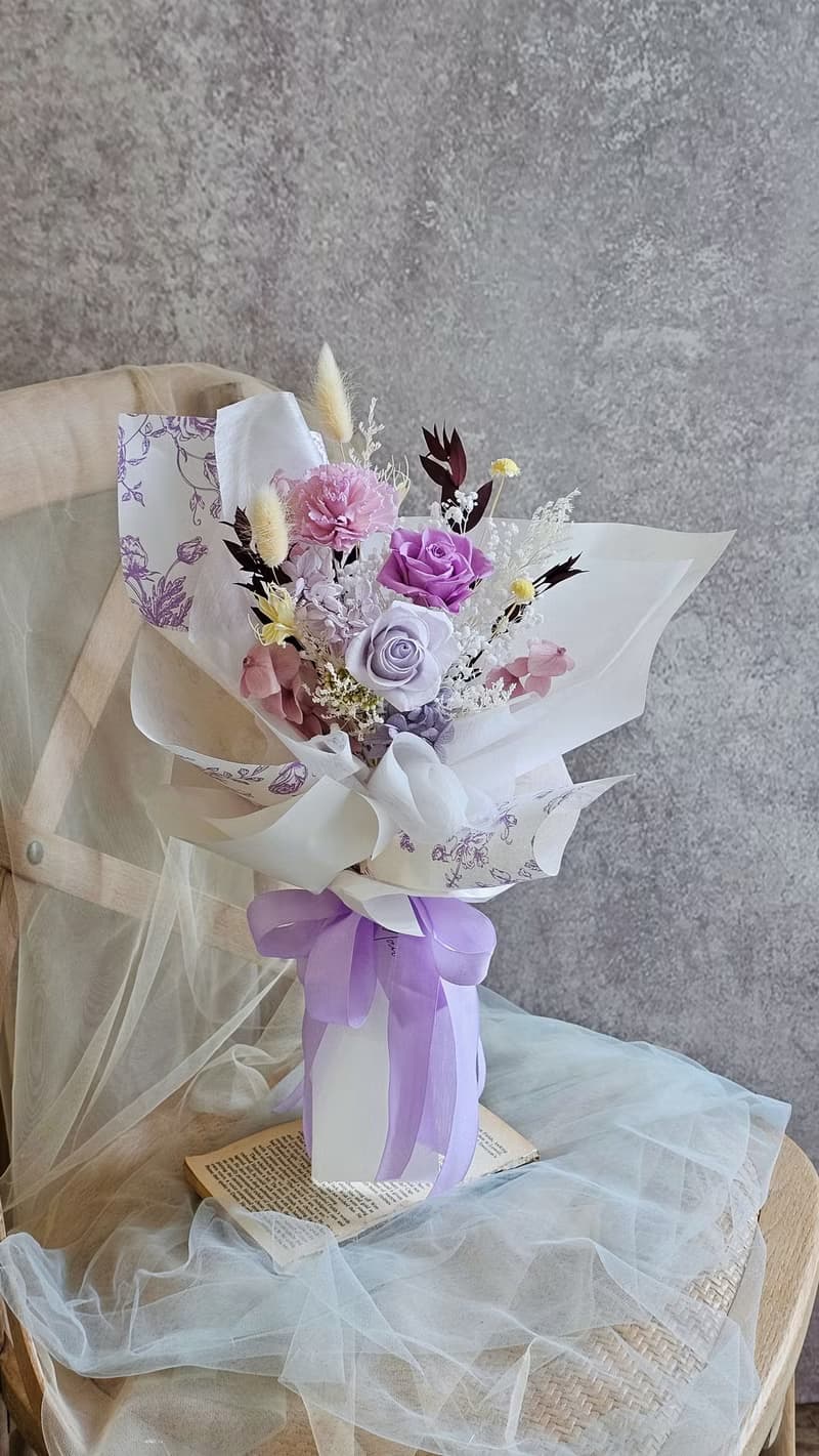永生花花束 玫瑰花束 情人節花束 生日花束 快速出貨 現貨
