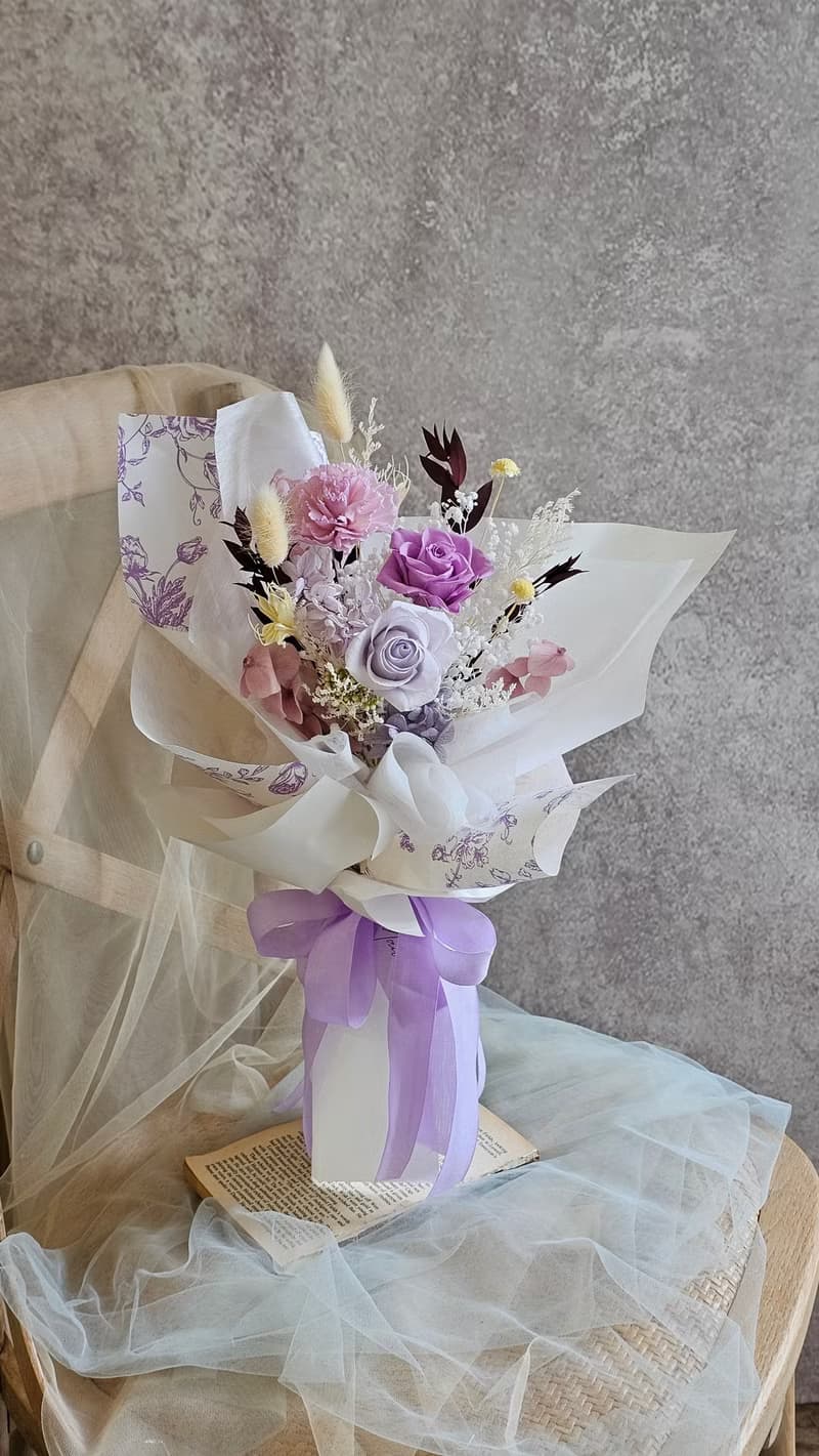 永生花花束 玫瑰花束 情人節花束 生日花束 快速出貨 現貨