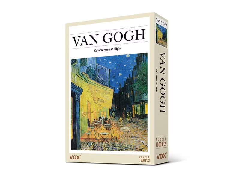 1000片海報拼圖--Cafe Terrance at Night By Van Gogh