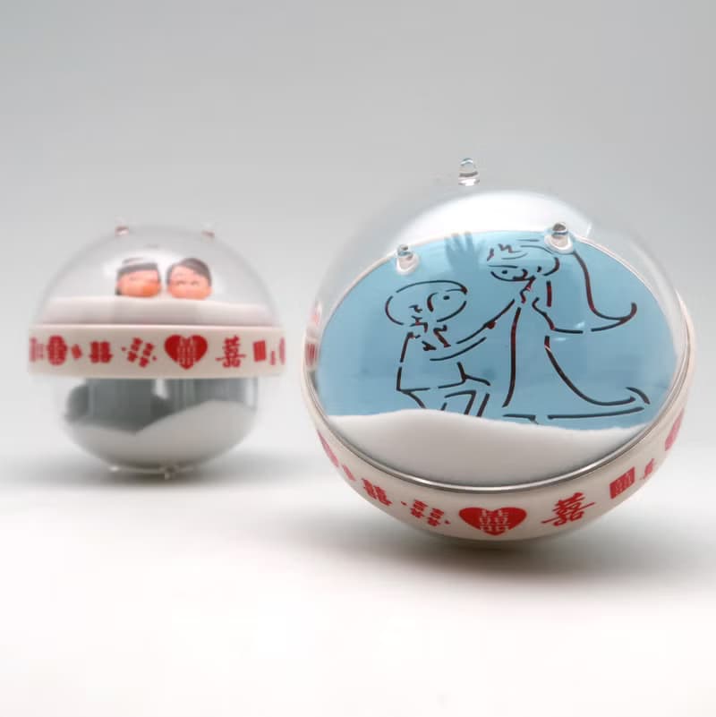 新郎新娘結婚沙漏/結婚伴手禮/情人節紀念禮物/雙喜/雙面沙漏