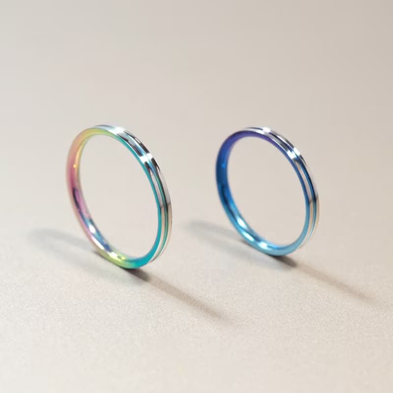 純チタン製リング 決意