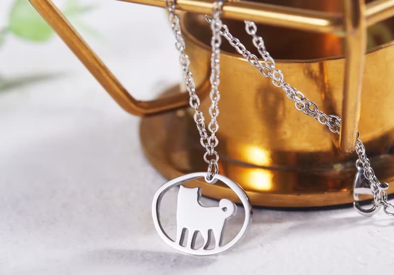 柴犬手鍊 - 狗狗小印章系列-抗敏醫療鋼