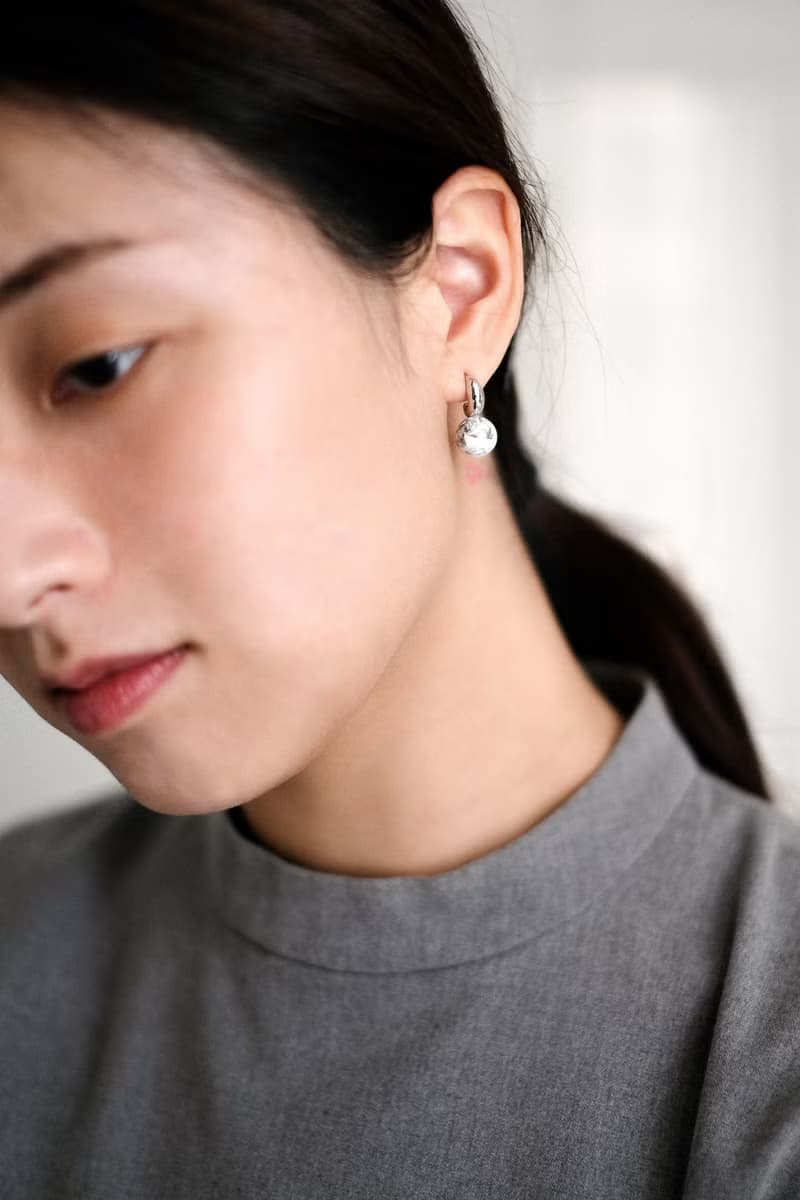 【平安之石】白松石 純銀耳環 天然水晶 全925純銀