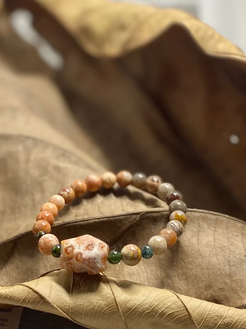 特殊珊瑚玉碧璽手鍊手串