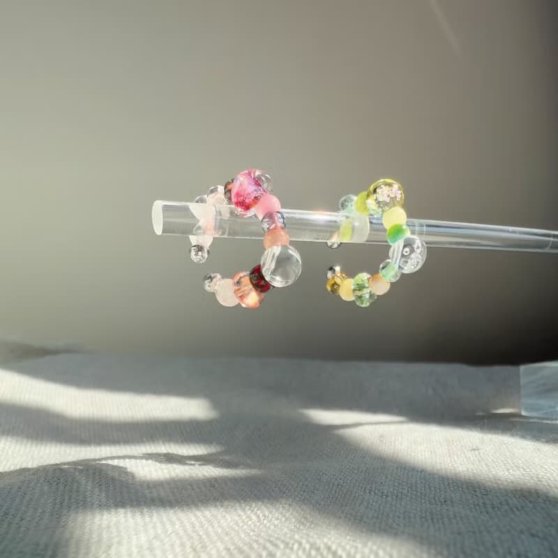 Room 1001 | 琉璃飴 • 四色 手工耳骨夾