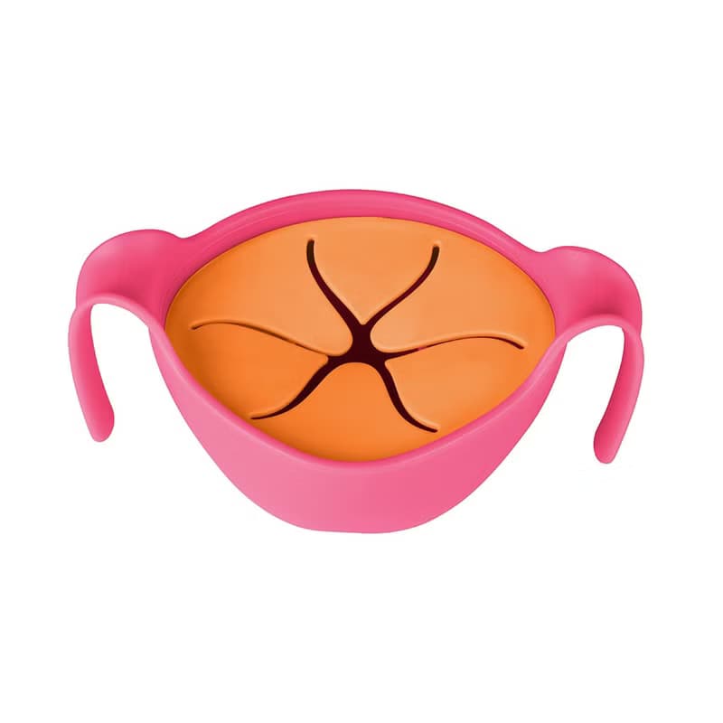 b.box 專利吸管三用碗(草莓粉)