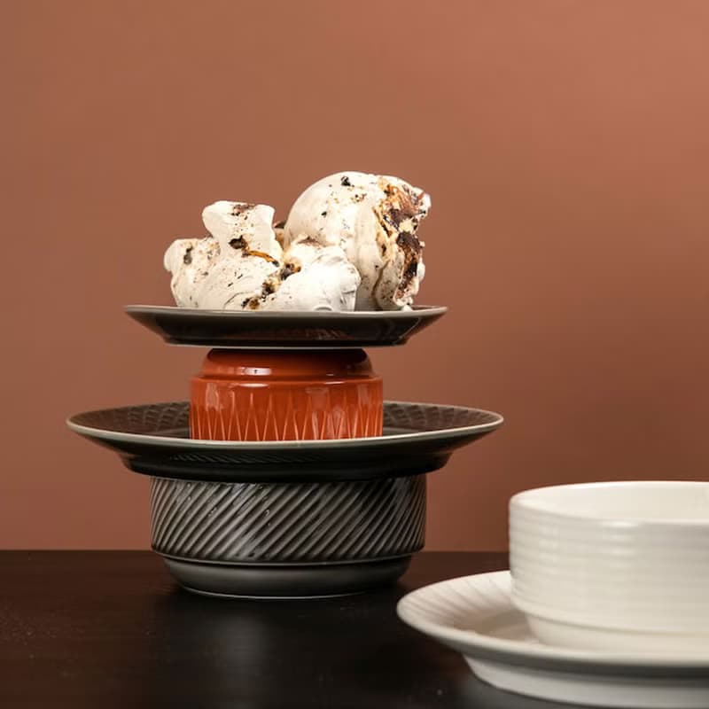 Coffee & More 餐碗-磚紅