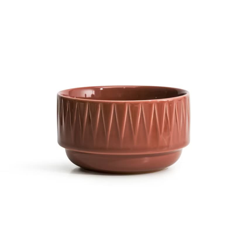 Coffee & More 餐碗-磚紅