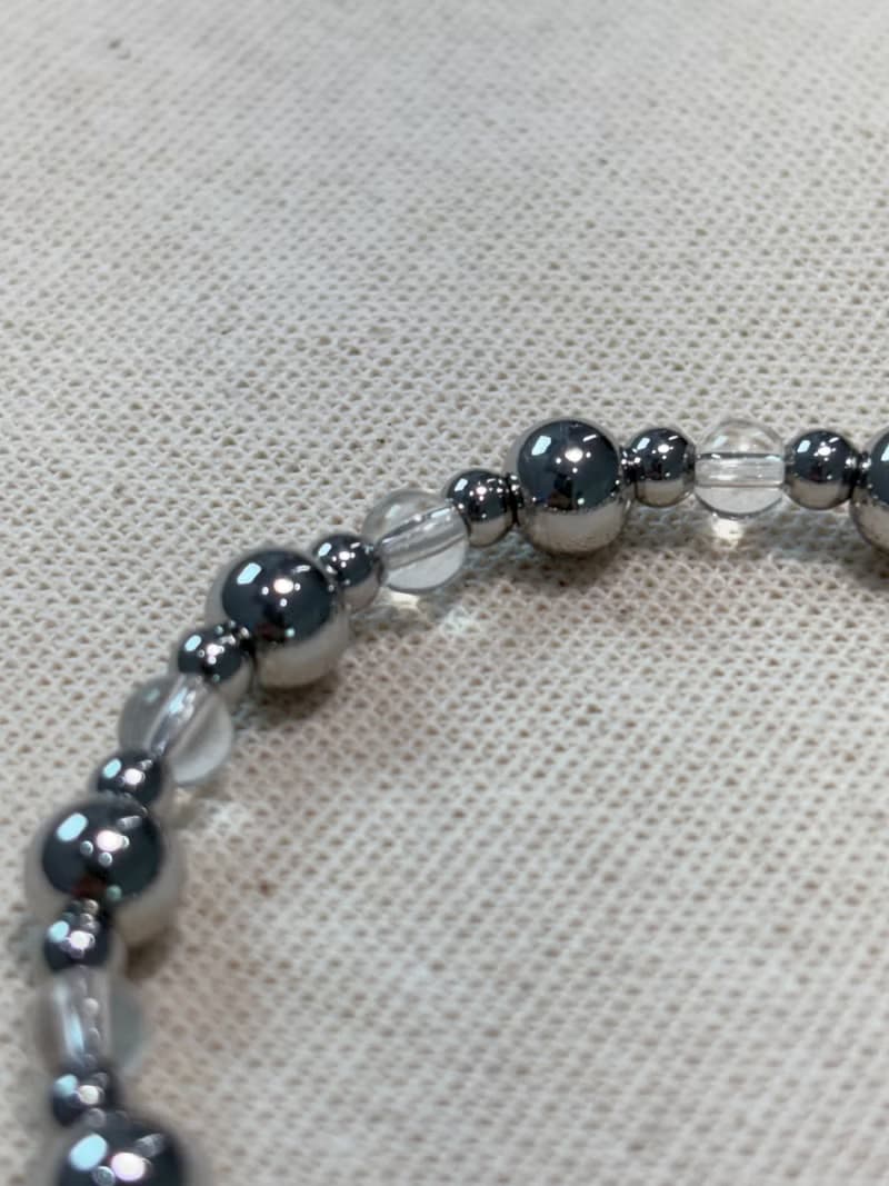 Twinkle Silver Gemstone Bracelet 040