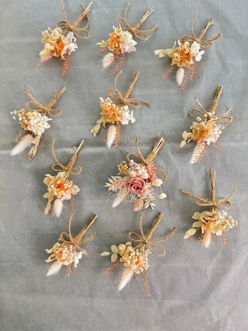 永生花小花束 婚禮小花束 婚禮小禮物