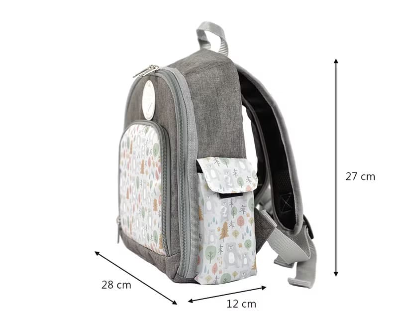 Soin Sewing 所以相縫 - Soin獨家花色愛尼背包-擁抱森林熊