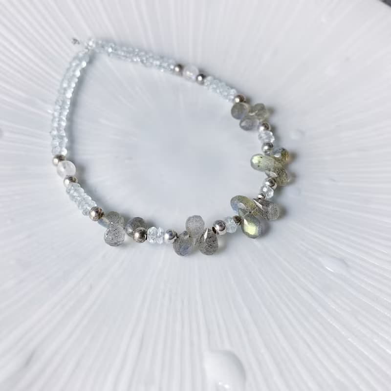 MH純銀天然石_積雨雲_拉長石