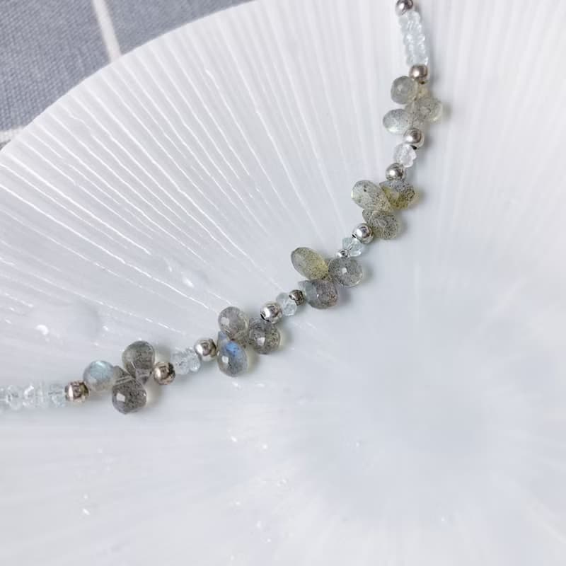 MH純銀天然石_積雨雲_拉長石