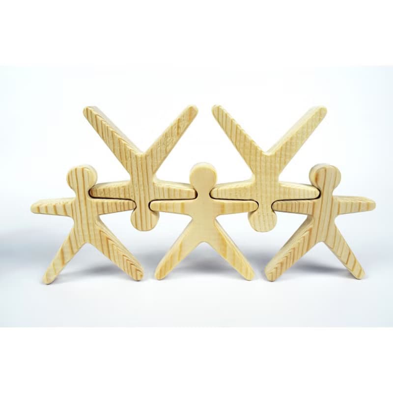 Acrobat Wooden Balance Game, Children's Birthday Gift, Montessori Toy