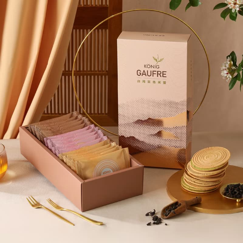【金格食品】台灣茶格芙蕾禮盒(紅玉紅茶/東方美人茶/金萱烏龍茶)