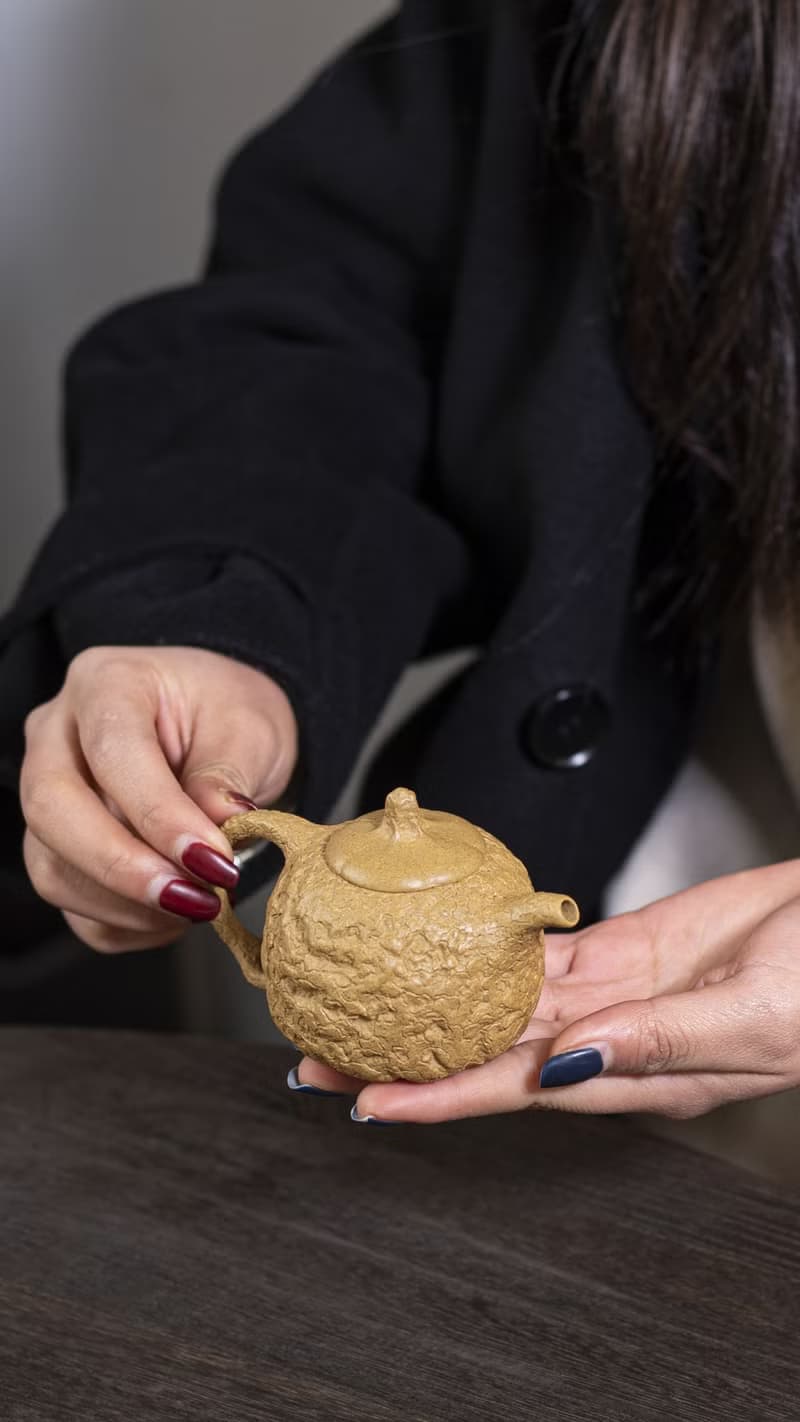 送禮紫砂壺茶壺小供春 把玩器 100cc 精品陈腐段泥 正宗润泽 慕古
