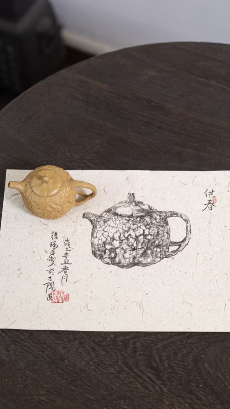 送禮紫砂壺茶壺小供春 把玩器 100cc 精品陈腐段泥 正宗润泽 慕古