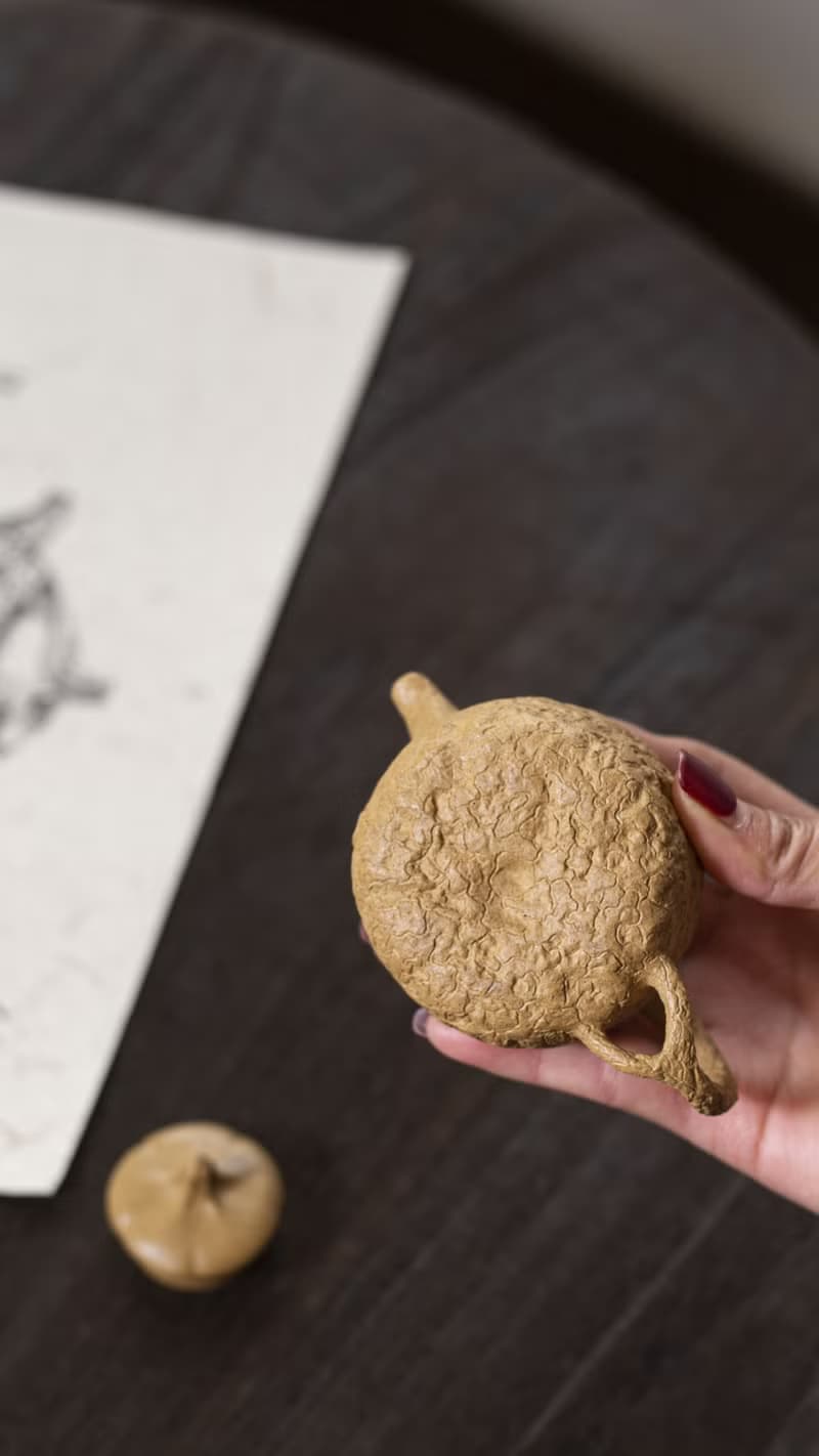 送禮紫砂壺茶壺小供春 把玩器 100cc 精品陈腐段泥 正宗润泽 慕古