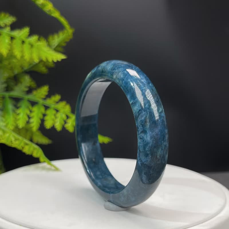 藍線石手鐲 55MM 漸變深藍白 女式手環 開拓進取激發鬥誌平衡情緒