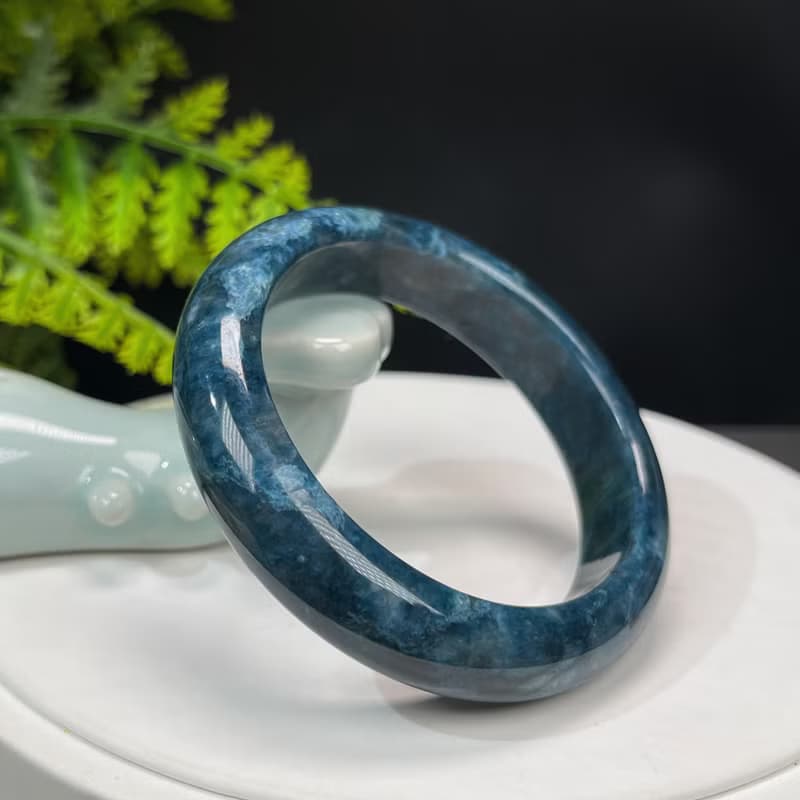 藍線石手鐲 55MM 漸變深藍白 女式手環 開拓進取激發鬥誌平衡情緒
