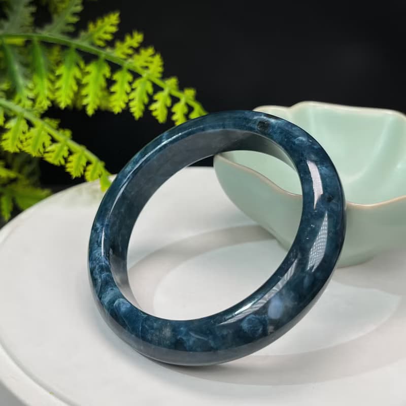 藍線石手鐲 55MM 漸變深藍白 女式手環 開拓進取激發鬥誌平衡情緒