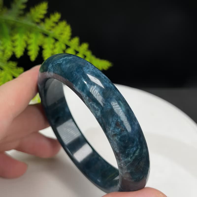 藍線石手鐲 55MM 漸變深藍白 女式手環 開拓進取激發鬥誌平衡情緒