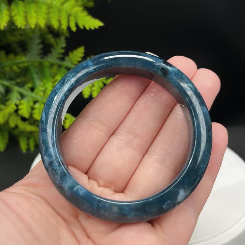 藍線石手鐲 55MM 漸變深藍白 女式手環 開拓進取激發鬥誌平衡情緒