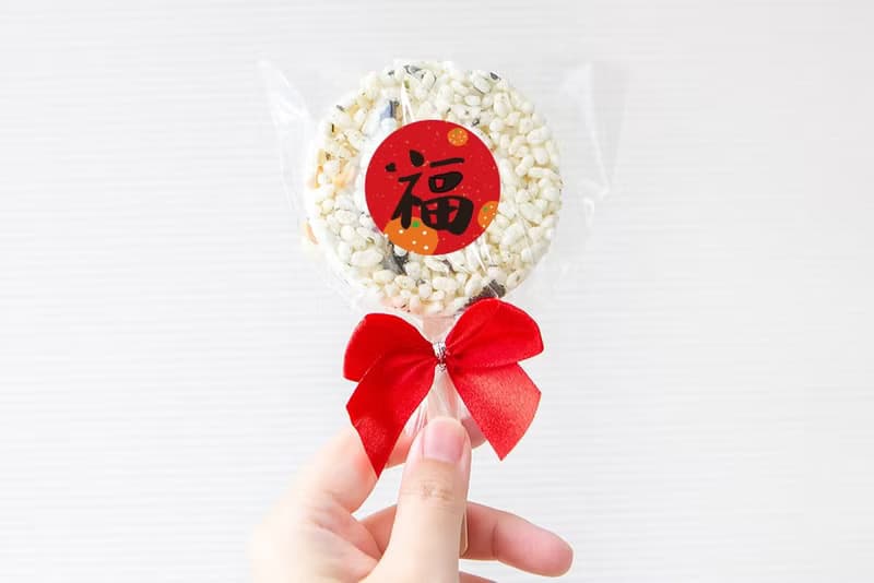 開春小禮品 尾牙贈禮 棒裝 圓型米香 海苔爆米香餅 素食可 新年賀