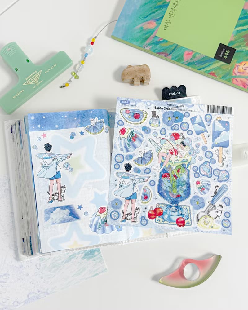 Summer Dessert-Themed Sticker Pack (4 designs + Special Gift)
