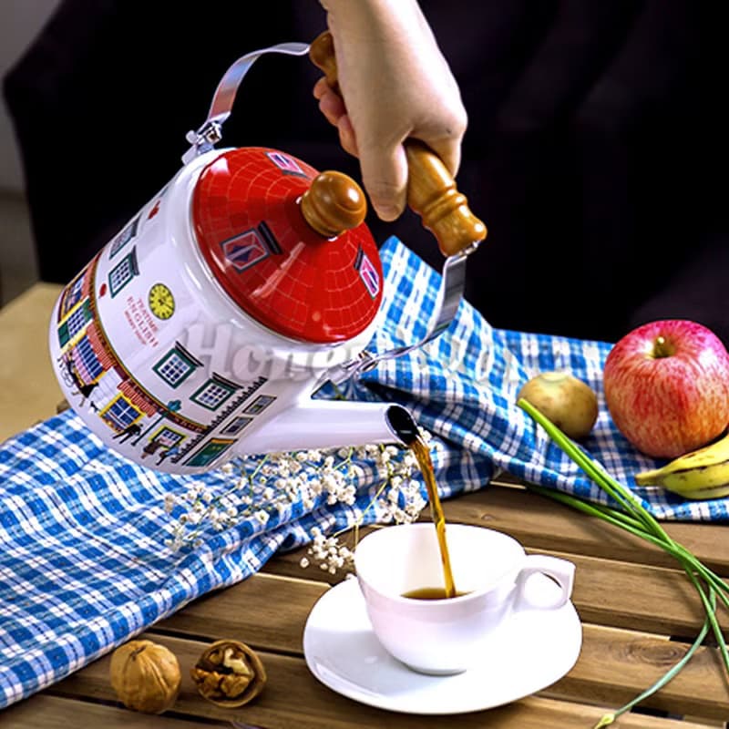 【官方直營】Merry英倫午茶系列_琺瑯燒水壺 2.0L