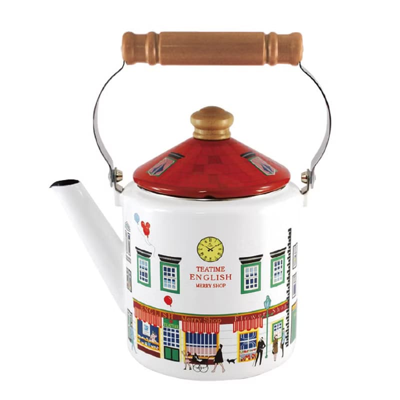 【官方直營】Merry英倫午茶系列_琺瑯燒水壺 2.0L