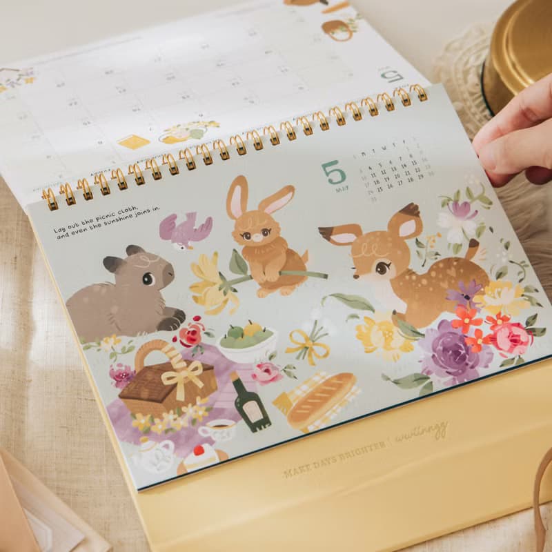 【限量】2026掛曆桌曆各一組合
