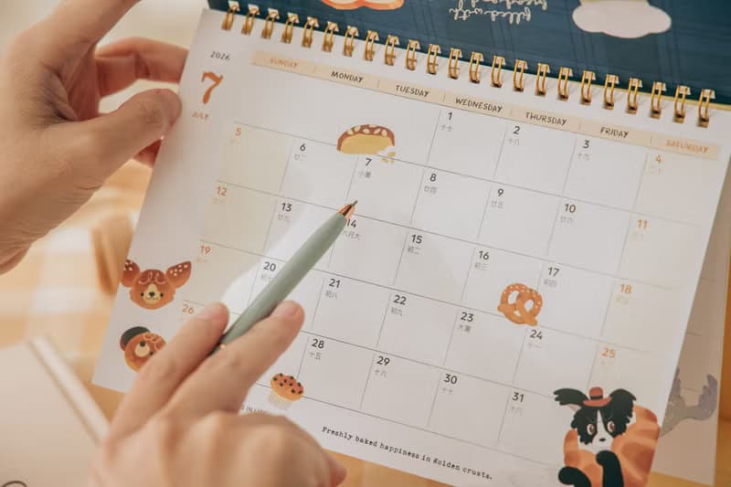 【限量】2026掛曆桌曆各一組合