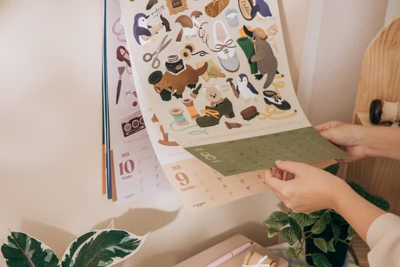 【限量】2026掛曆桌曆各一組合