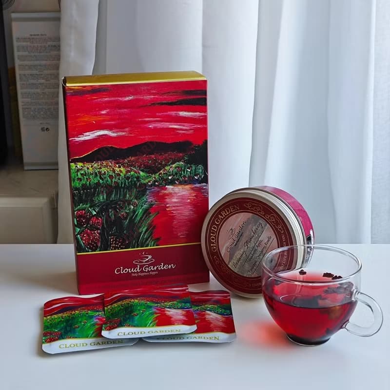 助消化 | 亮膚色 | 忌廉草莓 花果茶  茶葉 茶包 送禮 茶包