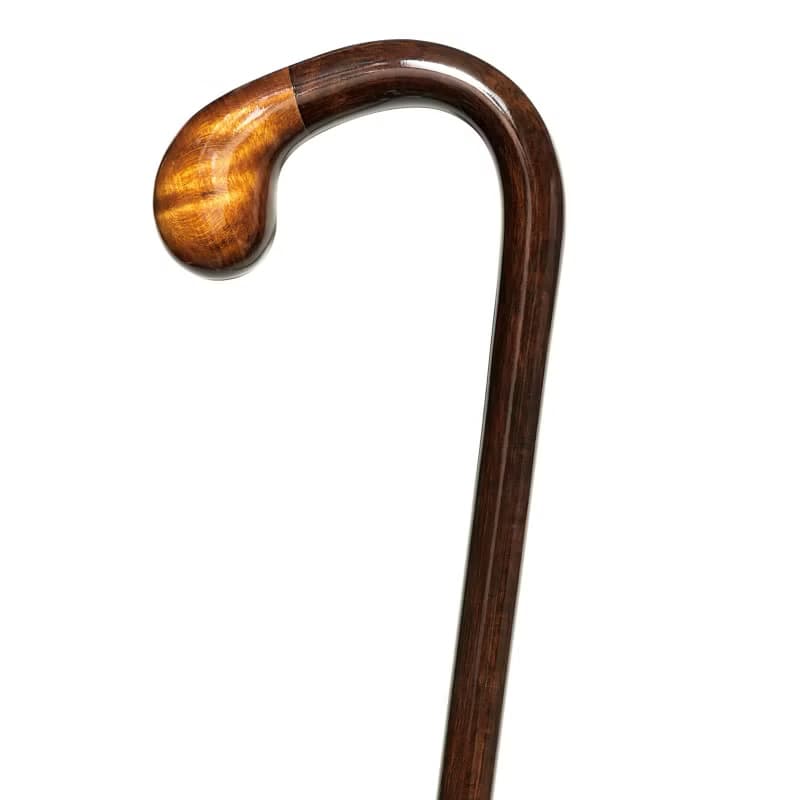 Rosemarron大曲ステッキ　天然木製一本杖