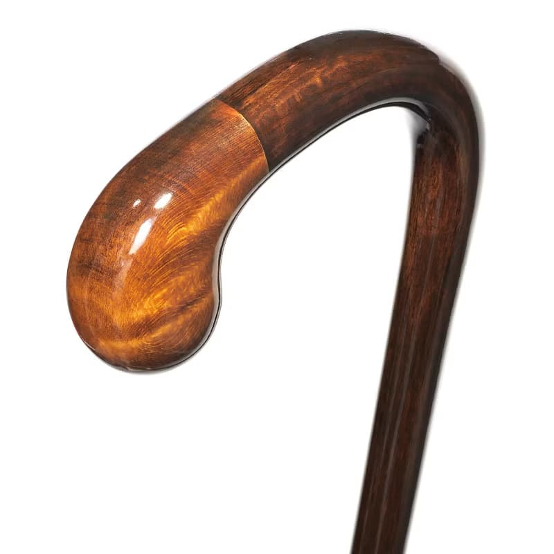 Rosemarron大曲ステッキ　天然木製一本杖