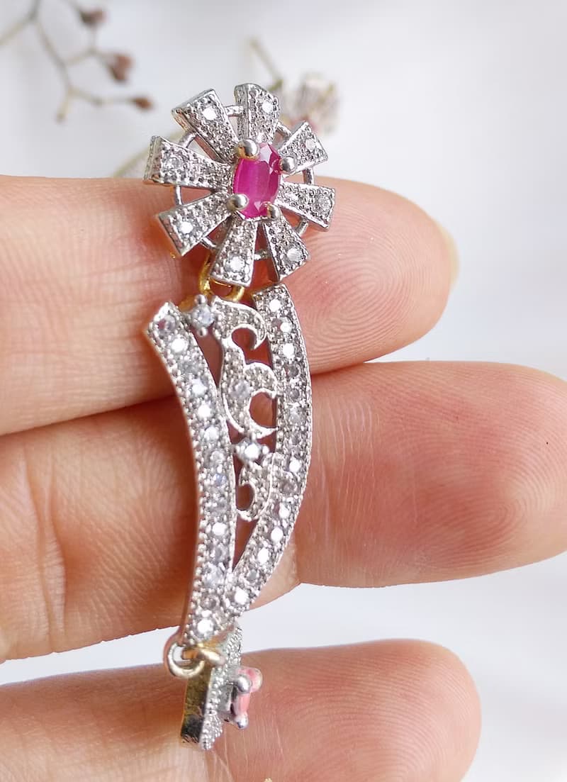 Vintage Jewelry 西洋古董飾品 典雅氣質 垂墜 小雛菊 針式耳環