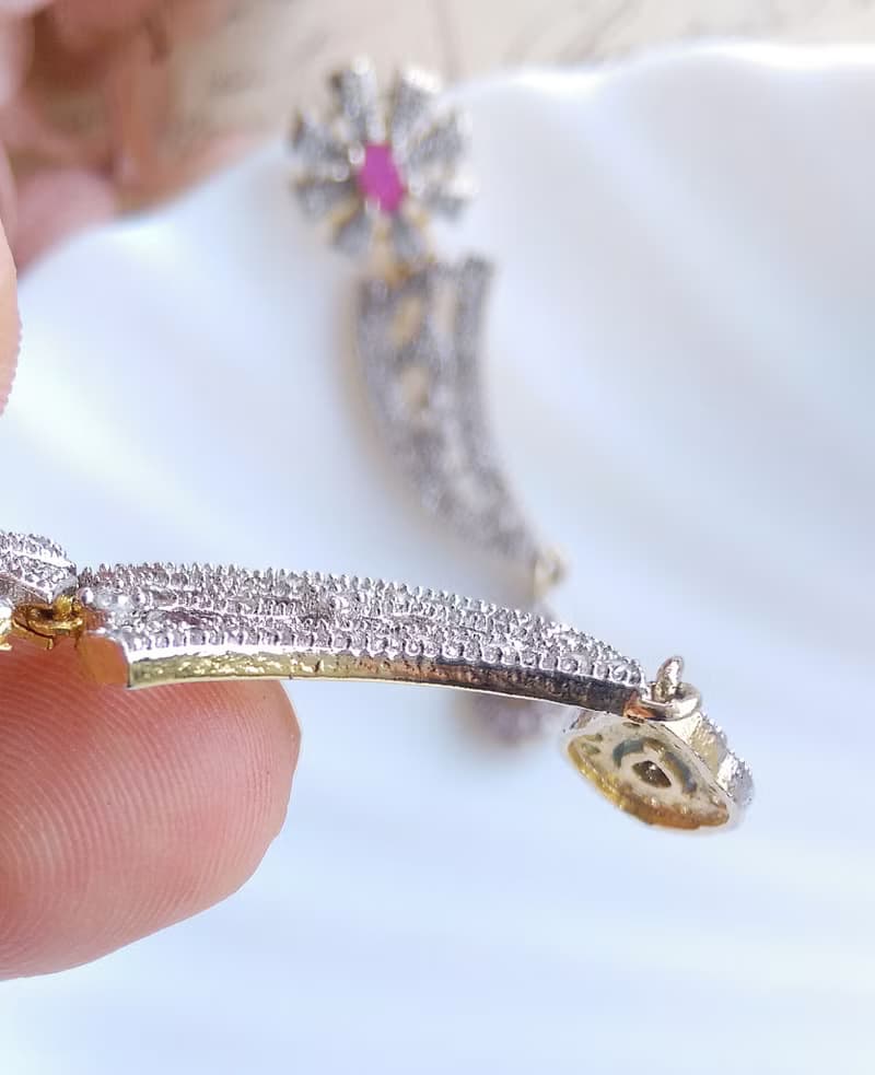 Vintage Jewelry 西洋古董飾品 典雅氣質 垂墜 小雛菊 針式耳環
