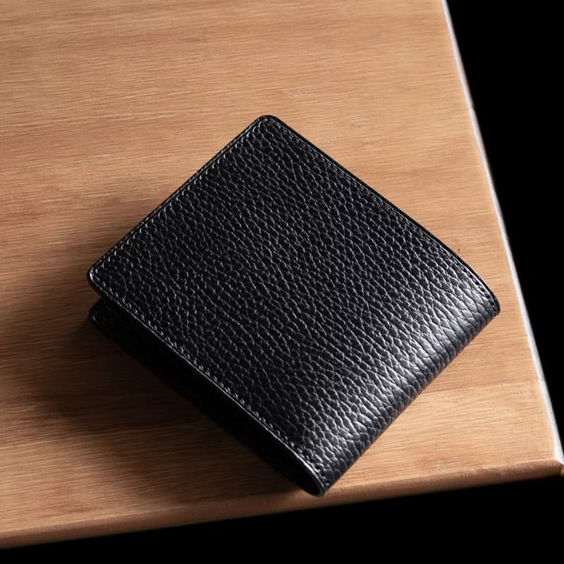 訂製植鞣手工短夾皮夾 bifold wallet Italia Dollaro leather 01