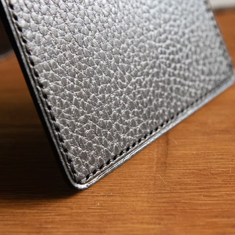 訂製植鞣手工短夾皮夾 bifold wallet Italia Dollaro leather 01