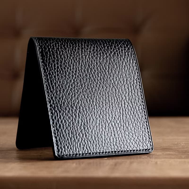 訂製植鞣手工短夾皮夾 bifold wallet Italia Dollaro leather 01
