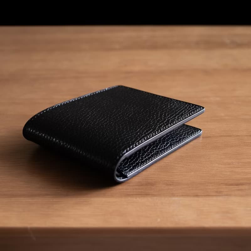 訂製植鞣手工短夾皮夾 bifold wallet Italia Dollaro leather 01
