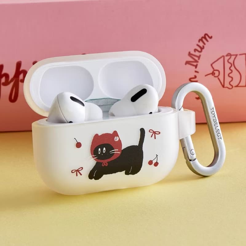 午後踏踏の喵強悍防摔AirPods保護套