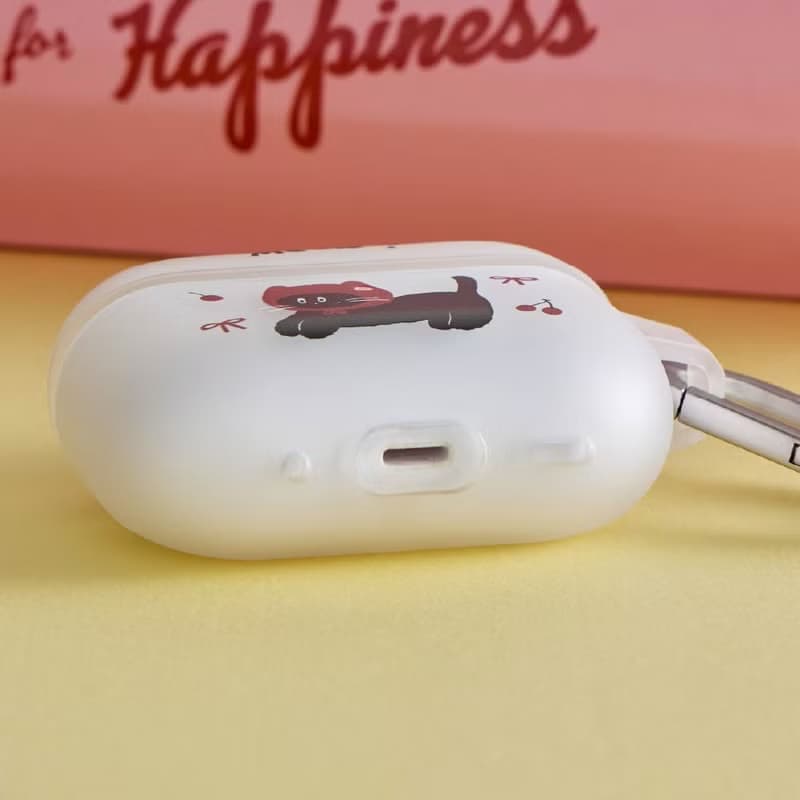 午後踏踏の喵強悍防摔AirPods保護套