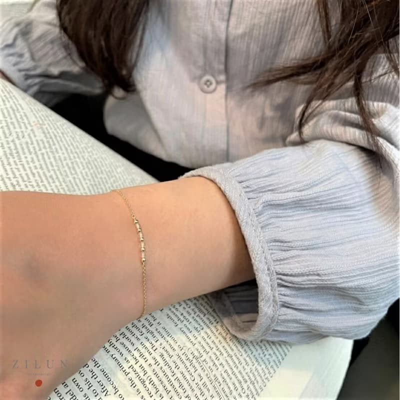 │簡約│美好時刻 • 白水晶 • 14K注金 • 14KGF