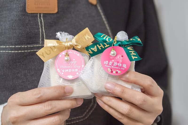 三八婦女節禮物 活動贈品 精緻珍珠紗網包裝 泰國冷製皂